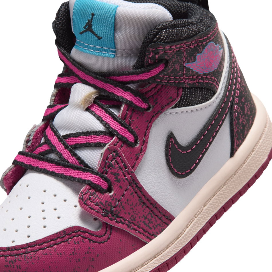 Jordan 1 Mid Se Td Çocuk Pembe Basketbol Ayakkabısı
