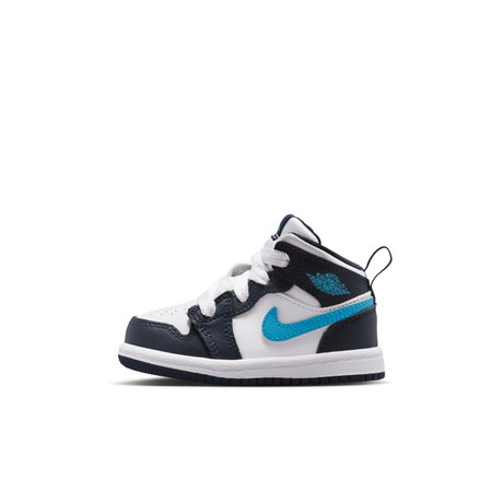 JORDAN - Jordan 1 Mid Td Çocuk Mavi Basketbol Ayakkabısı