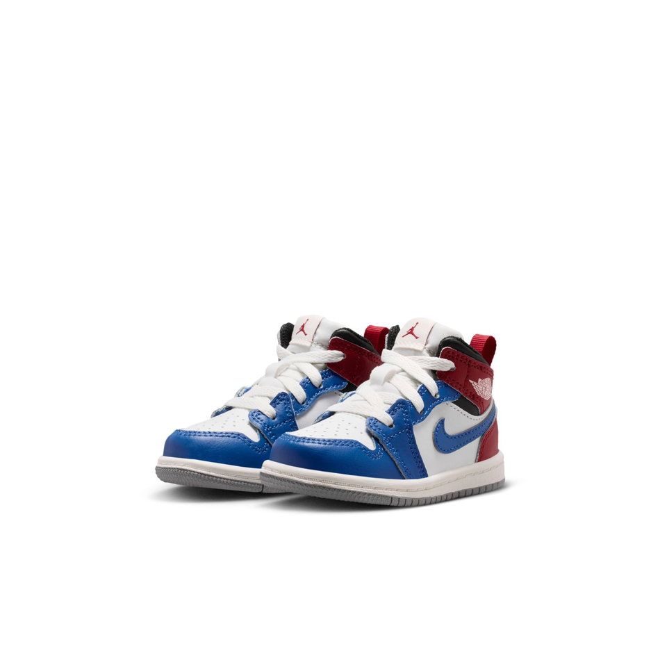 Jordan 1 Mid Td Çocuk Mavi Basketbol Ayakkabısı
