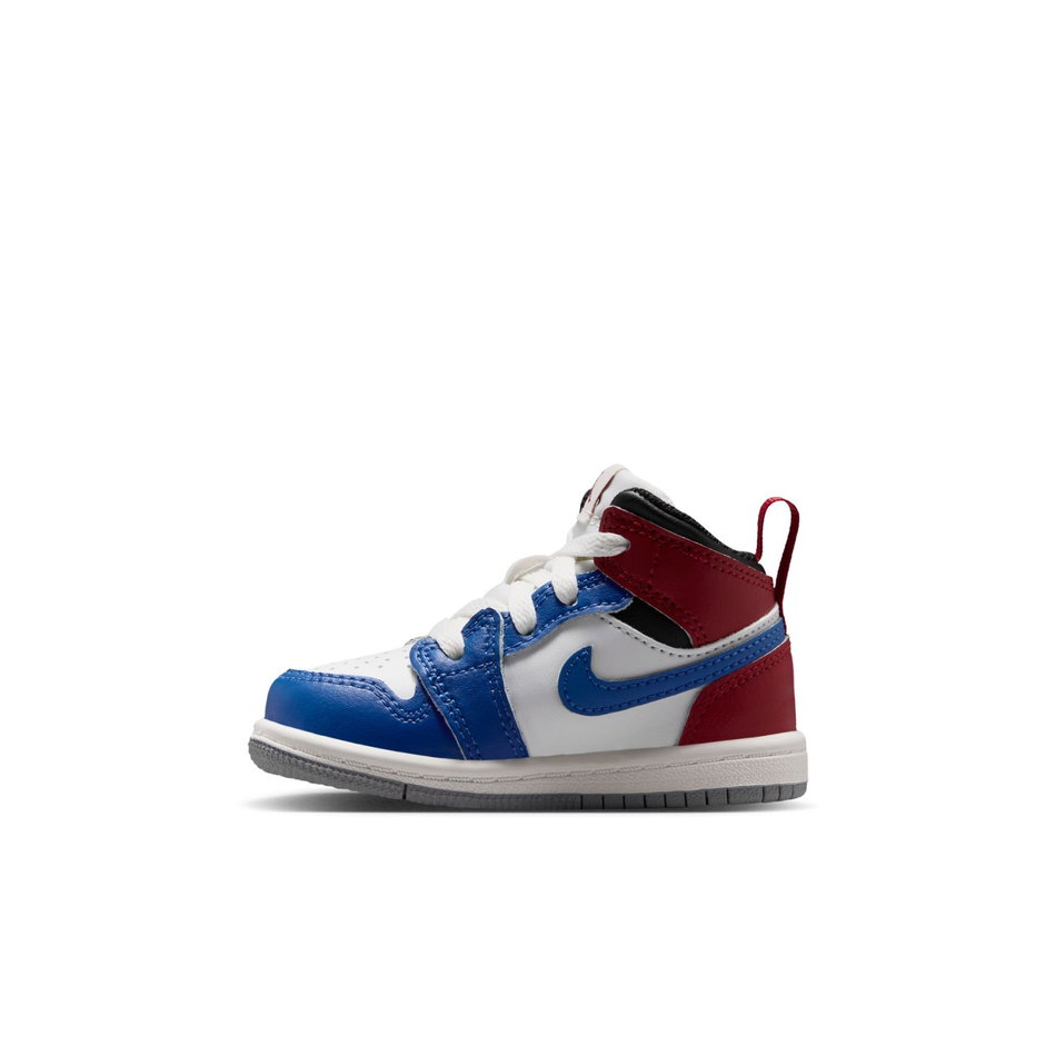 Jordan 1 Mid Td Çocuk Mavi Basketbol Ayakkabısı