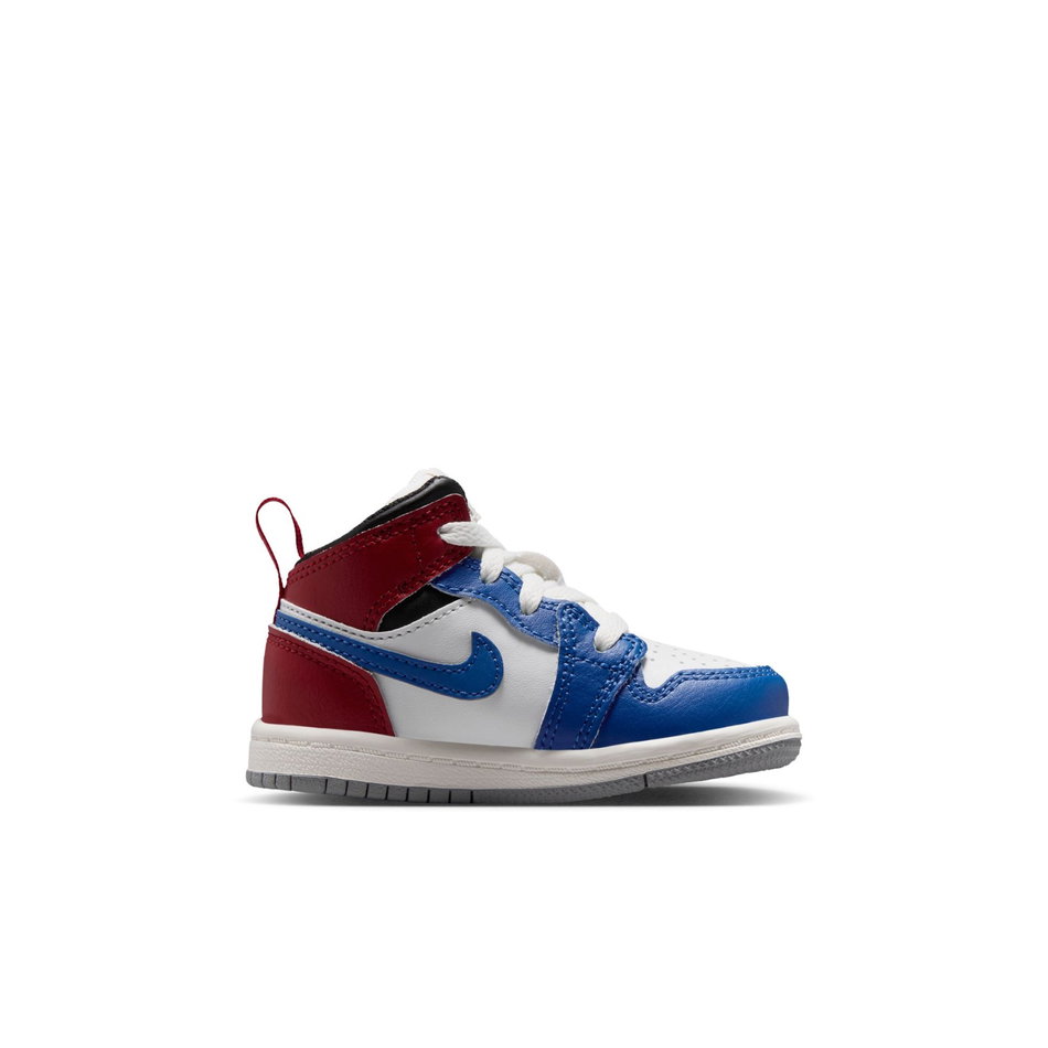 Jordan 1 Mid Td Çocuk Mavi Basketbol Ayakkabısı