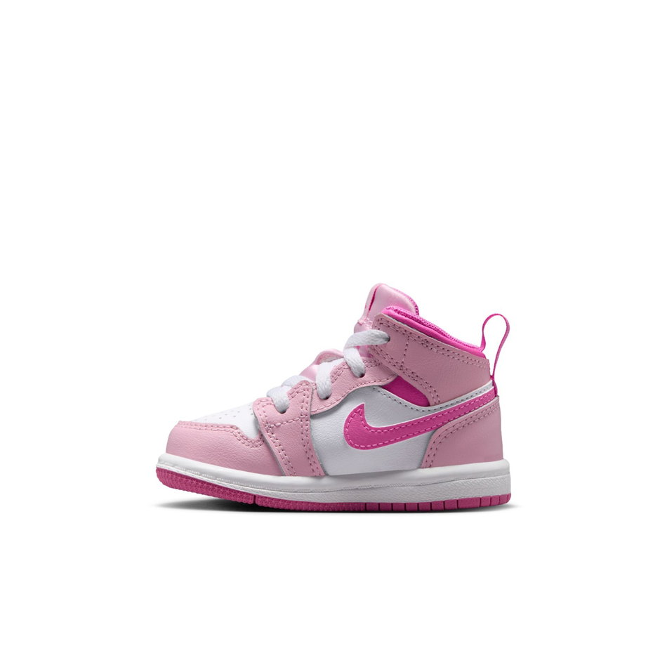 Jordan 1 Mid Td Çocuk Pembe Basketbol Ayakkabısı