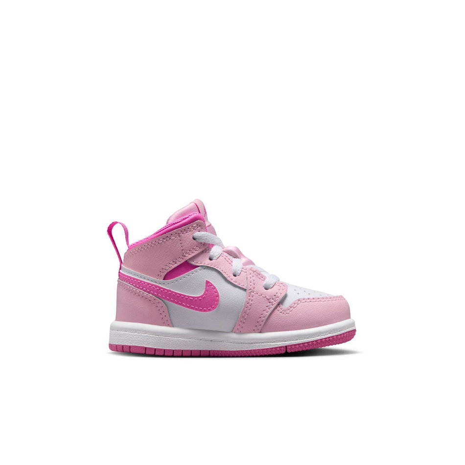Jordan 1 Mid Td Çocuk Pembe Basketbol Ayakkabısı