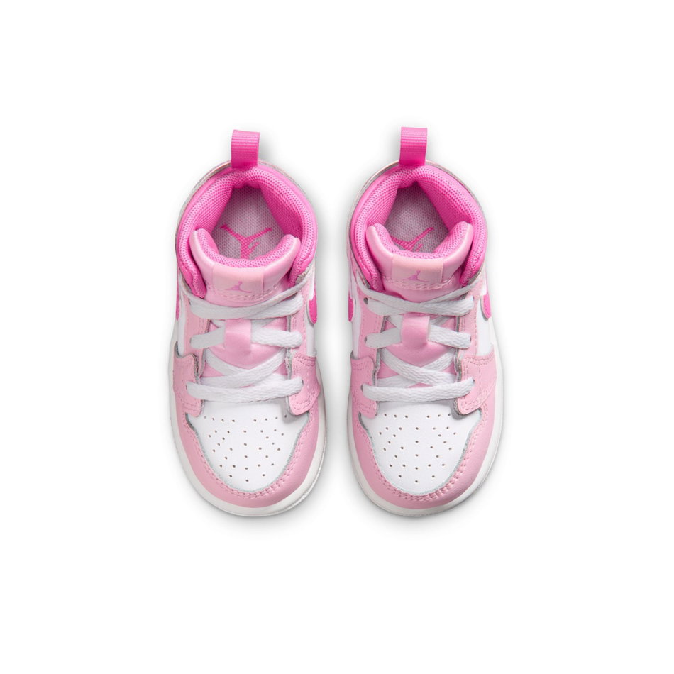 Jordan 1 Mid Td Çocuk Pembe Basketbol Ayakkabısı