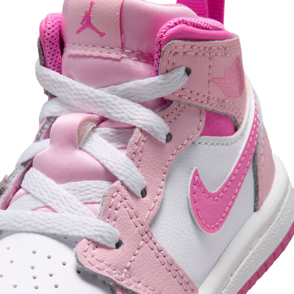 Jordan 1 Mid Td Çocuk Pembe Basketbol Ayakkabısı