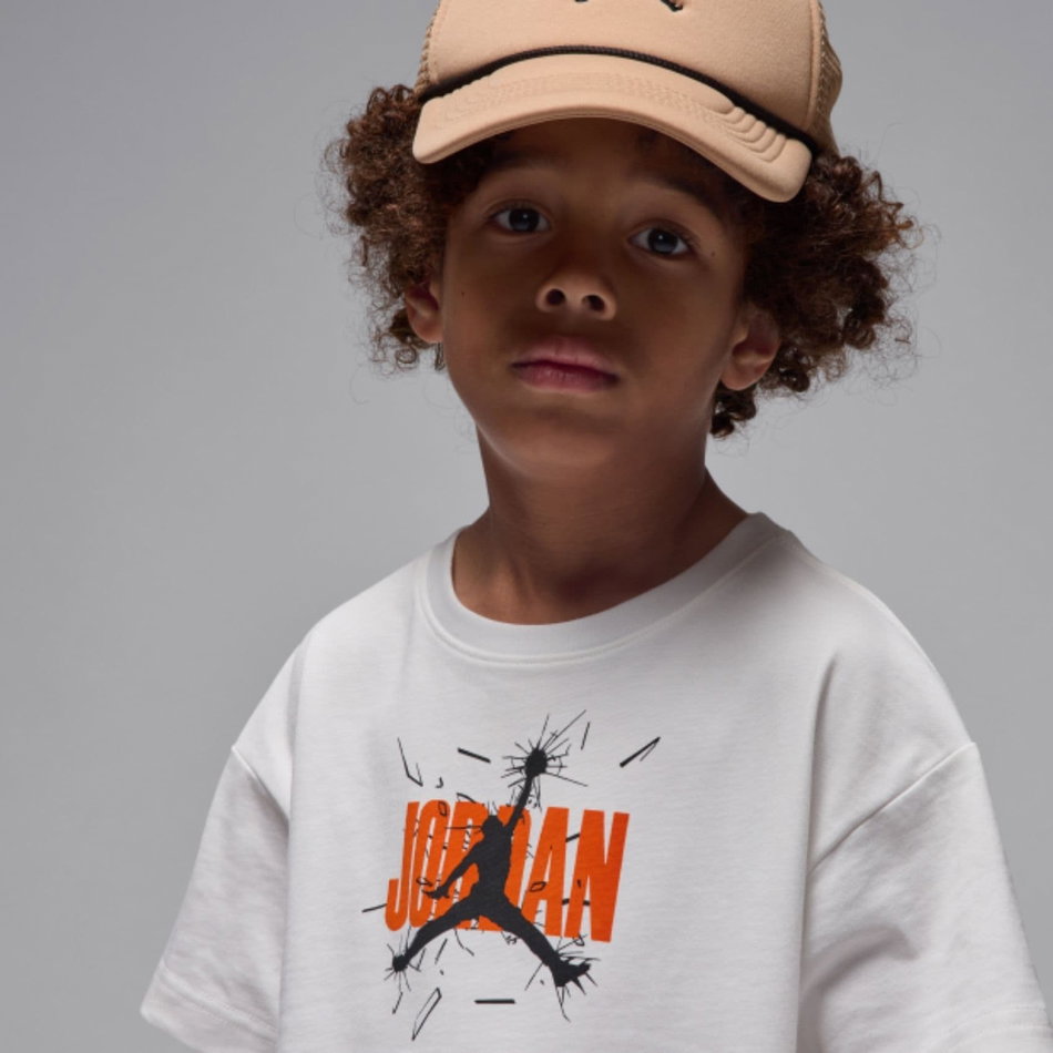 Jordan '85 Shatter Ss Tee Çocuk Beyaz Tişört
