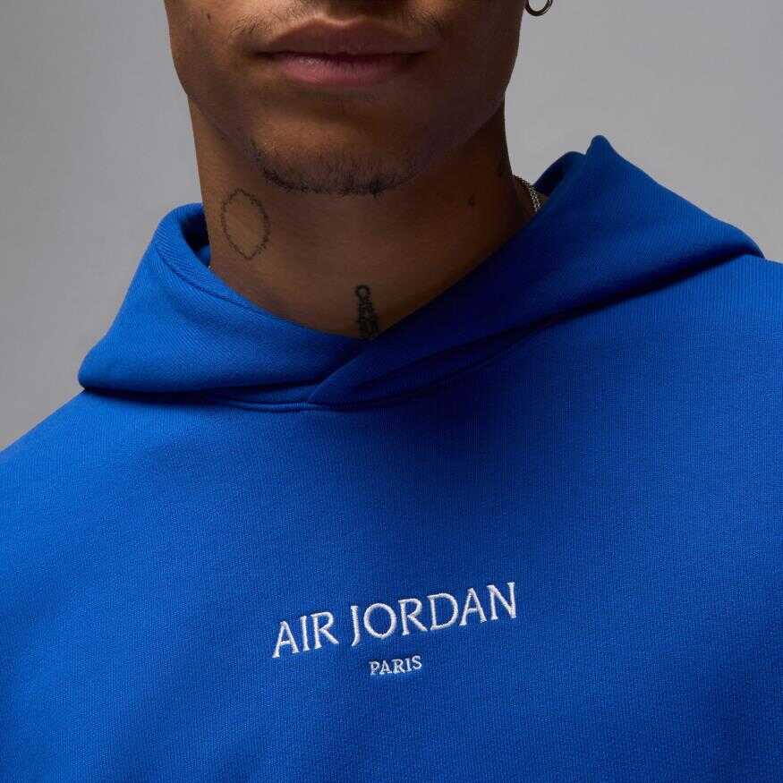 Jordan Air Wordmark Paris Fleece Po Erkek Sweatshirt