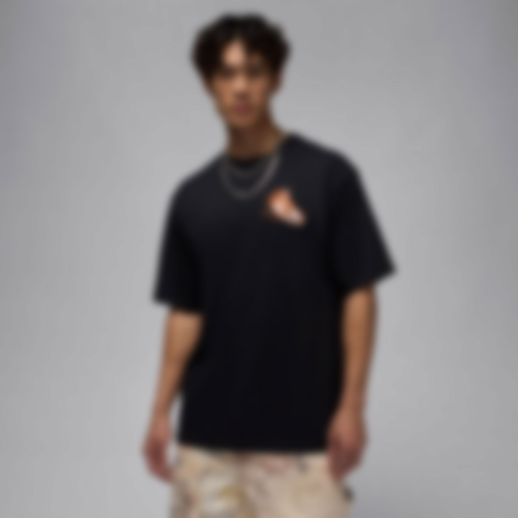 JORDAN - Jordan AJ1 SS Crew Erkek Siyah Tişört