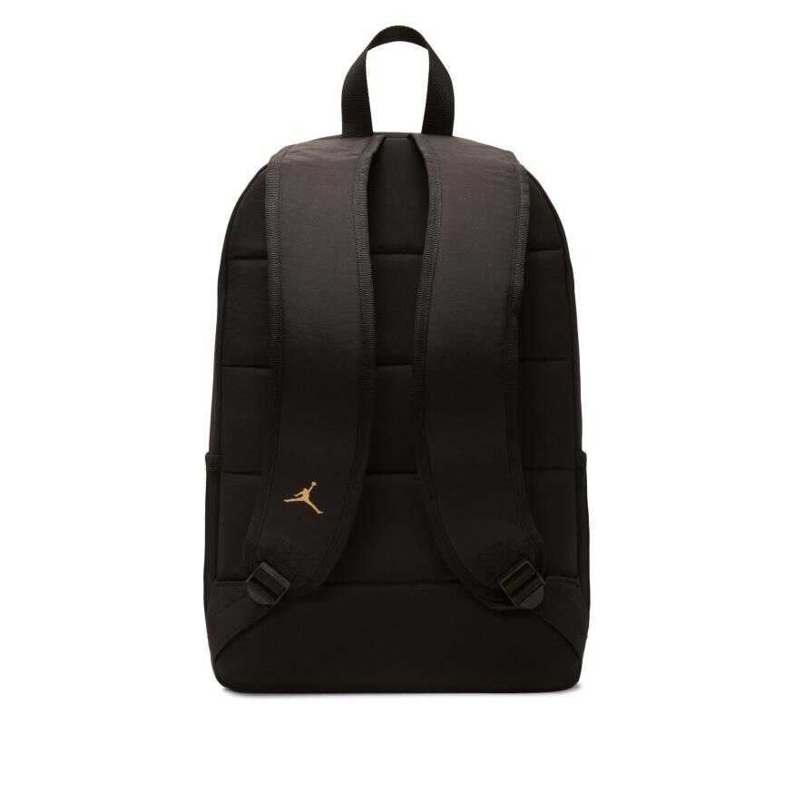 Jordan Black and Gold Backpack Sırt Çantası