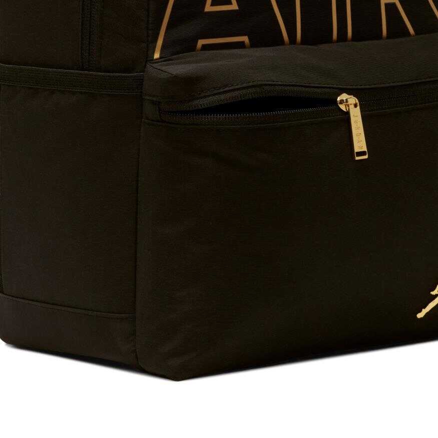 Jordan Black and Gold Backpack Sırt Çantası