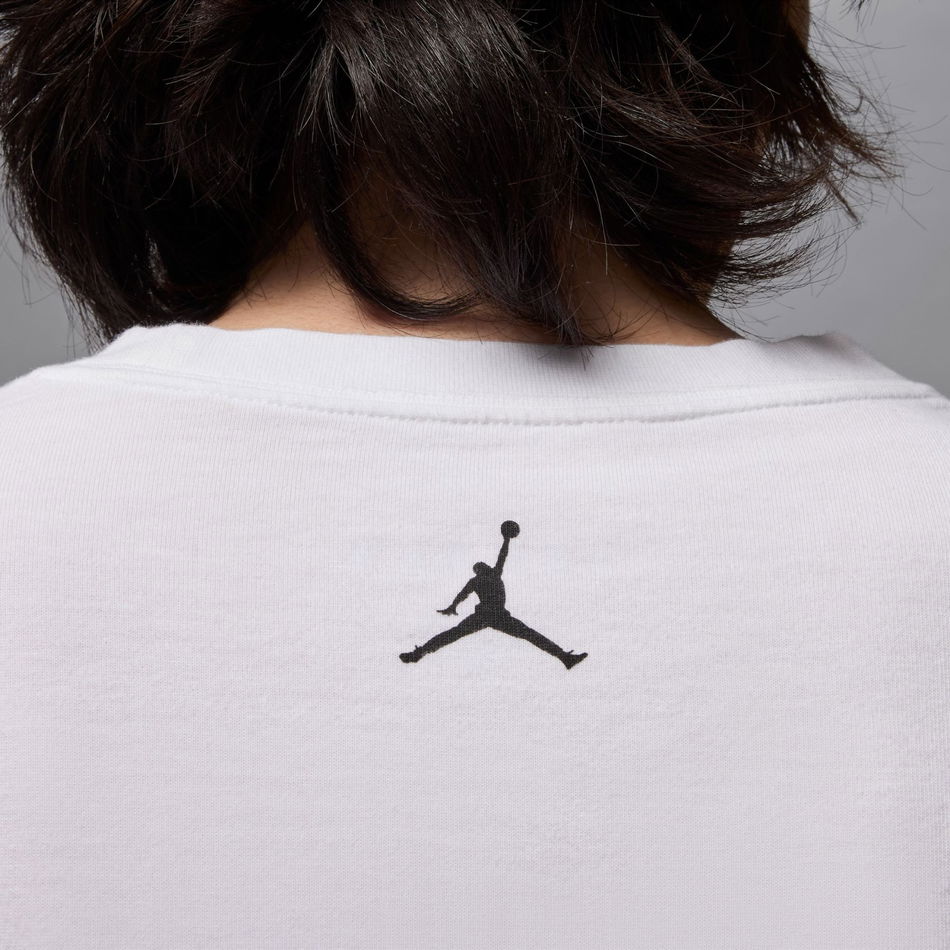 Jordan Brand 85 SS Crew Erkek Beyaz Tişört