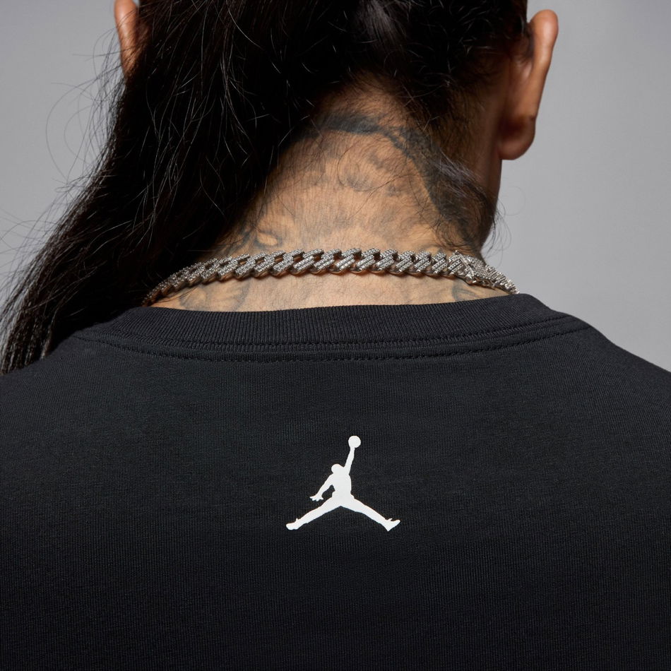 Jordan Brand Photo SS Crew Erkek Siyah Tişört