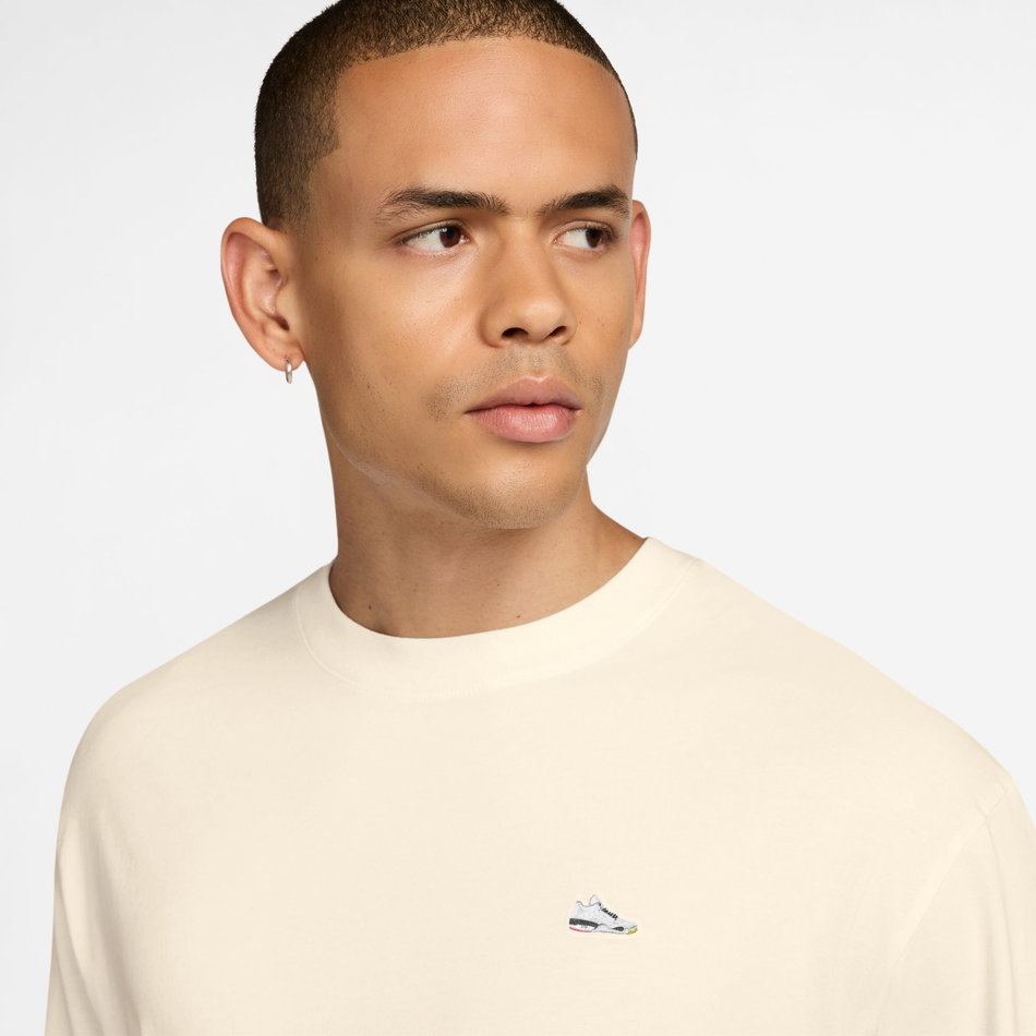 Jordan Brand Sneaker Pach Ss Crew Erkek Bej Tişört