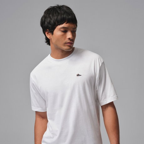 JORDAN - Jordan Brand Sneaker Pach Ss Crew Erkek Beyaz Tişört