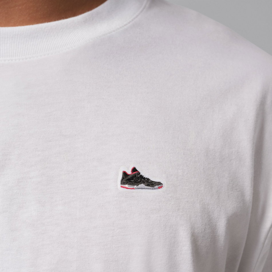 Jordan Brand Sneaker Pach Ss Crew Erkek Beyaz Tişört