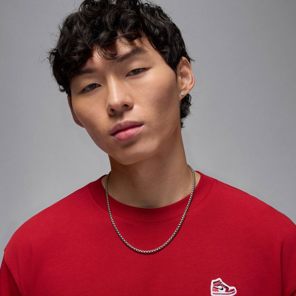 Jordan Brand Sneaker Patch SS Crew Erkek Tişört