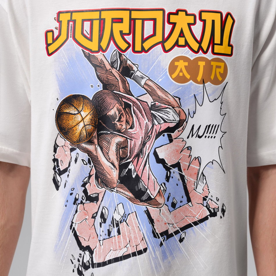 Jordan Brooklyn Anime 85 Ss Crew Erkek Tişört