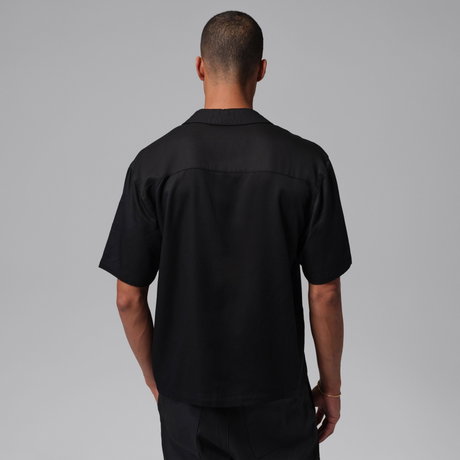 JORDAN - Jordan Brooklyn Bowling Shirt Erkek Siyah Tişört (1)