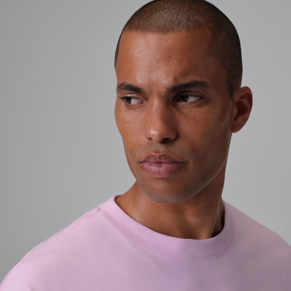 Jordan Brooklyn Comic 96 Ss Crew Erkek Pembe Tişört