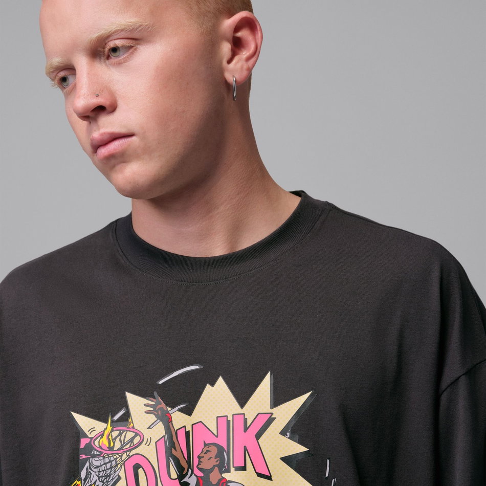 Jordan Brooklyn Comic 96 Ss Crew Erkek Tişört