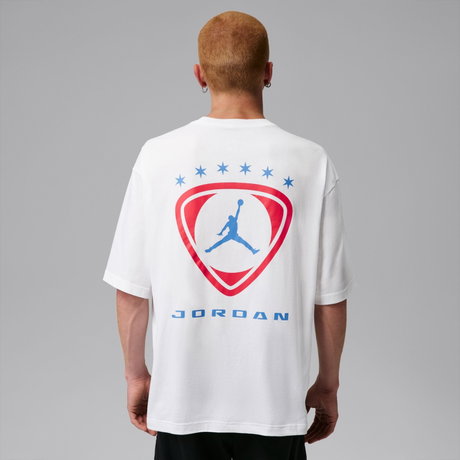 JORDAN - Jordan Brooklyn Fc Os Gfx Ss Crew Beyaz Erkek Tişört