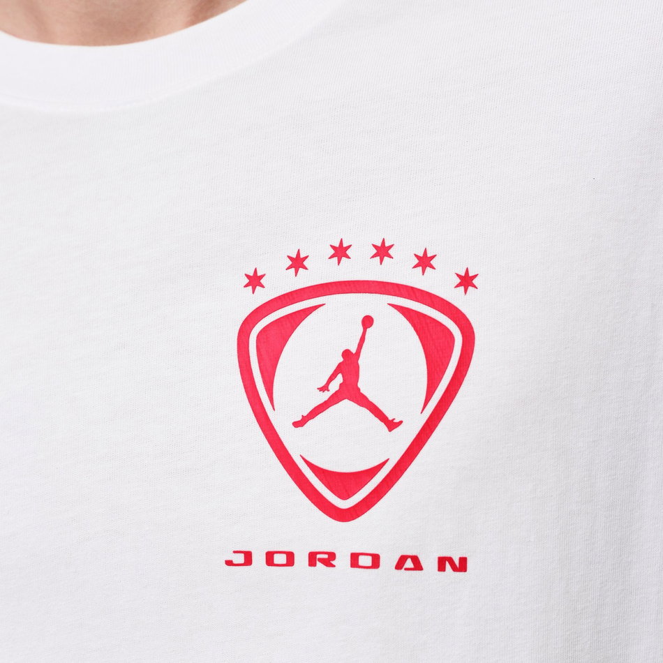 Jordan Brooklyn Fc Os Gfx Ss Crew Beyaz Erkek Tişört
