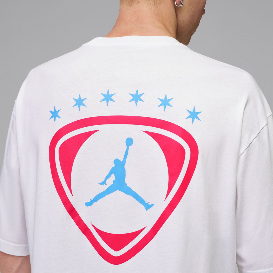 Jordan Brooklyn Fc Os Gfx Ss Crew Beyaz Erkek Tişört