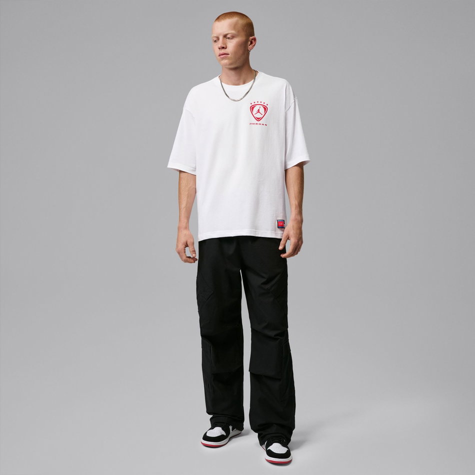 Jordan Brooklyn Fc Os Gfx Ss Crew Beyaz Erkek Tişört