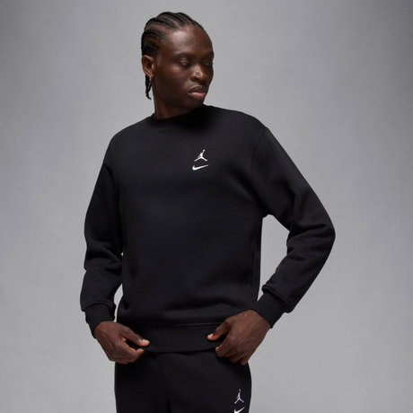 JORDAN - Jordan Brooklyn Fleece Crew Erkek Siyah Sweatshirt