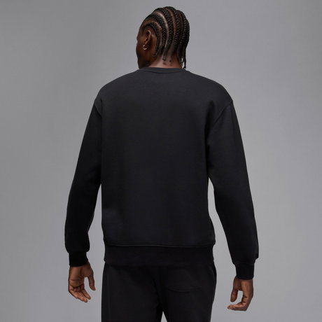 JORDAN - Jordan Brooklyn Fleece Crew Erkek Siyah Sweatshirt (1)