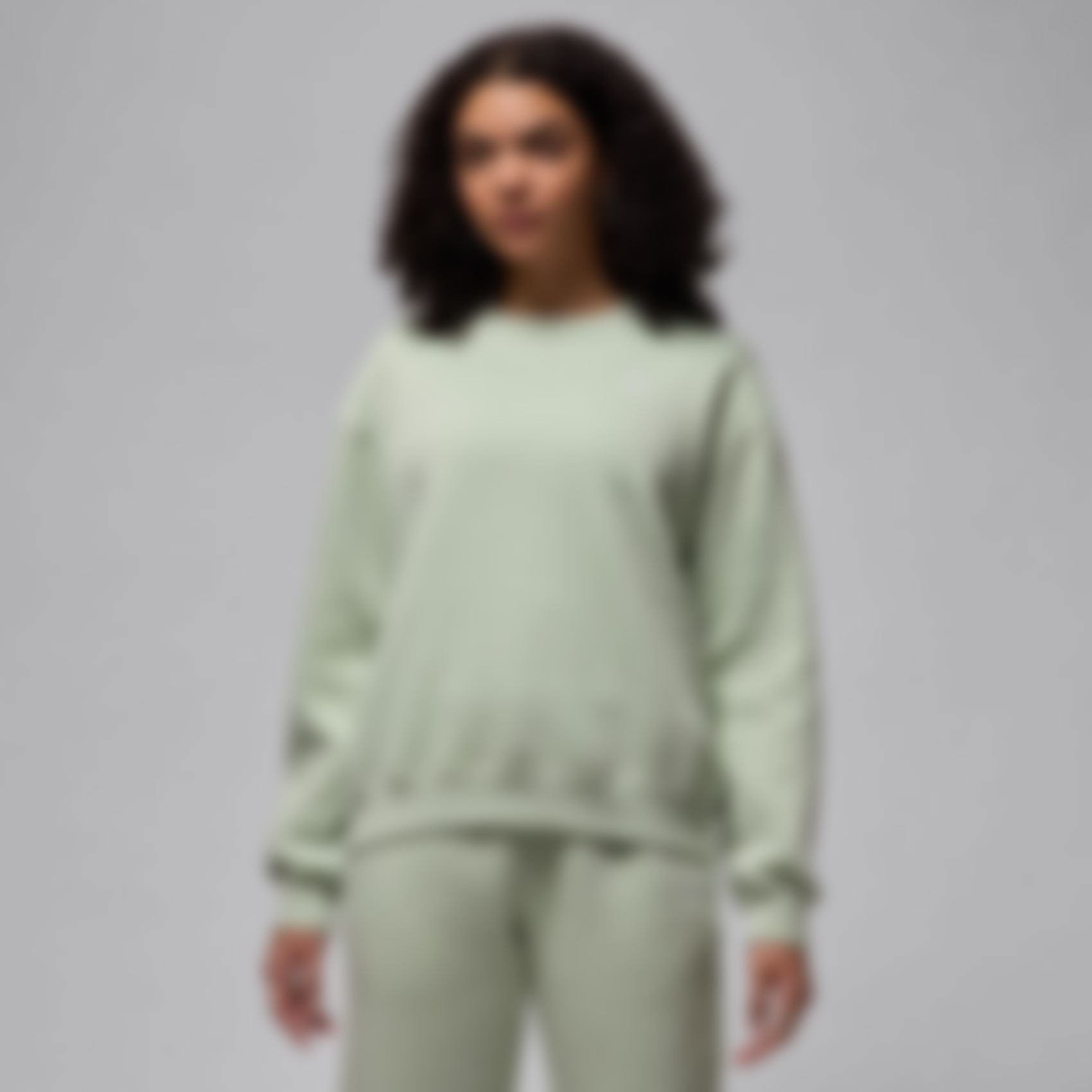 JORDAN - Jordan Brooklyn Fleece Crew Kadın Siyah Sweatshirt