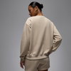 JORDAN - Jordan Brooklyn Fleece FT Crew Kadın Bej Sweatshirt (1)