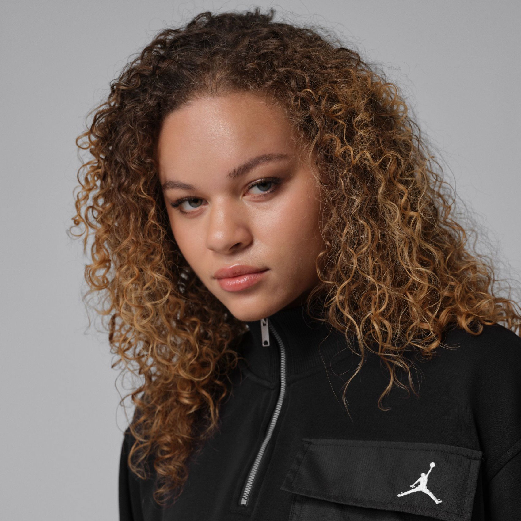 Nike Jordan Brooklyn Fleece Ft Qz Hm Kadın Siyah Sweatshirt IF1069-010
