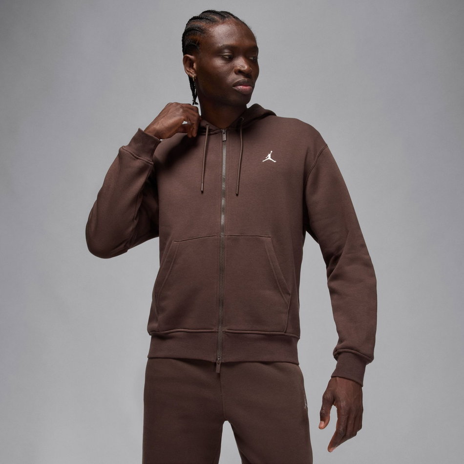 Jordan Brooklyn Fleece FZ Erkek Kahverengi Sweatshirt