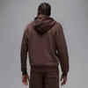 JORDAN - Jordan Brooklyn Fleece FZ Erkek Kahverengi Sweatshirt (1)