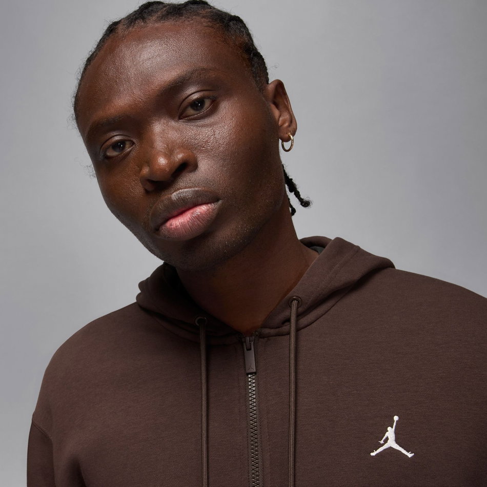 Jordan Brooklyn Fleece FZ Erkek Kahverengi Sweatshirt