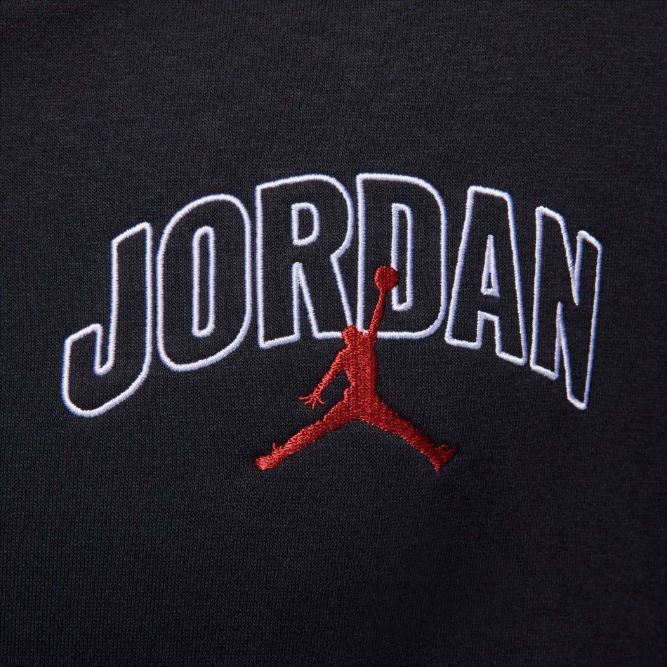 Jordan Brooklyn Fleece Os GFX Fz Hoodie Erkek Siyah Sweatshirt