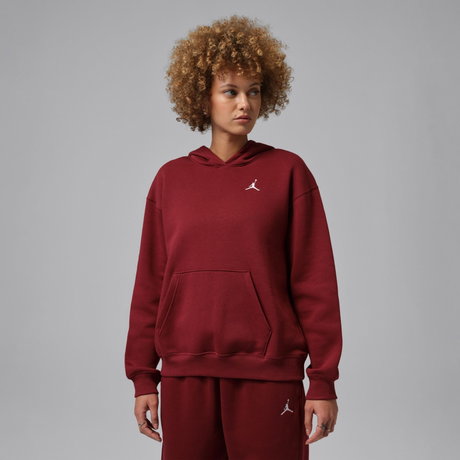 JORDAN - Jordan Brooklyn Fleece Po Kadın Bordo Sweatshirt