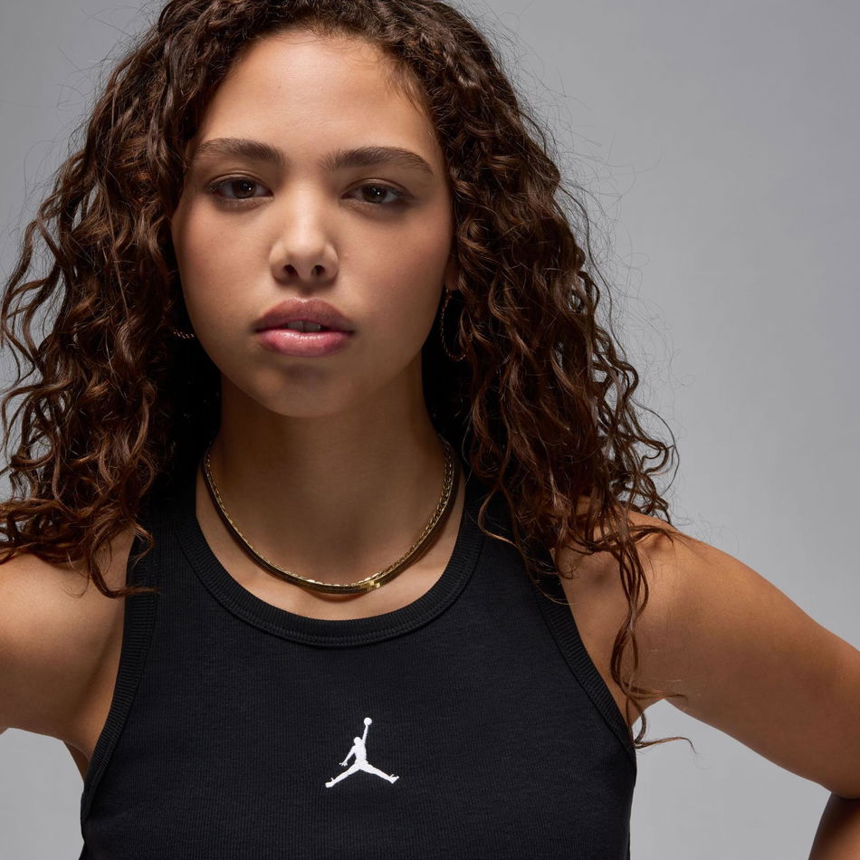 Jordan Brooklyn Fleece Tank Kadın Siyah Atlet