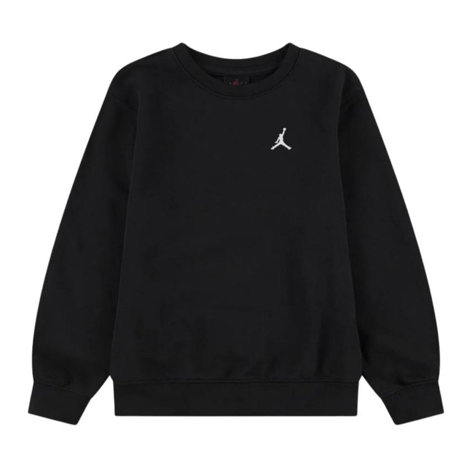 Jordan Brooklyn FR Crew Çocuk Siyah Sweatshirt
