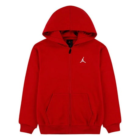NIKE - Jordan Brooklyn FT FZ Çocuk Kırmızı Sweatshirt