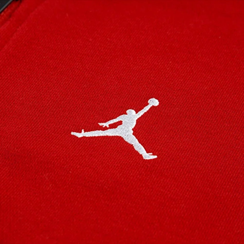 Jordan Brooklyn FT FZ Çocuk Kırmızı Sweatshirt
