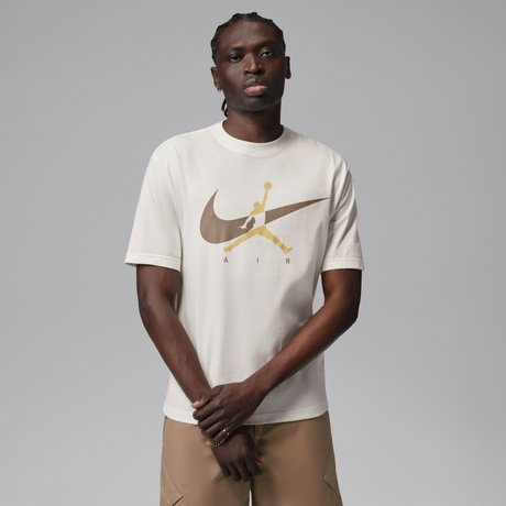 JORDAN - Jordan Brooklyn Gfx Ss Crew Erkek Bej Tişört