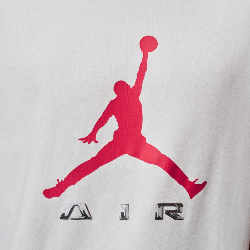 Jordan Brooklyn Gfx Ss Crew Erkek Beyaz Tişört
