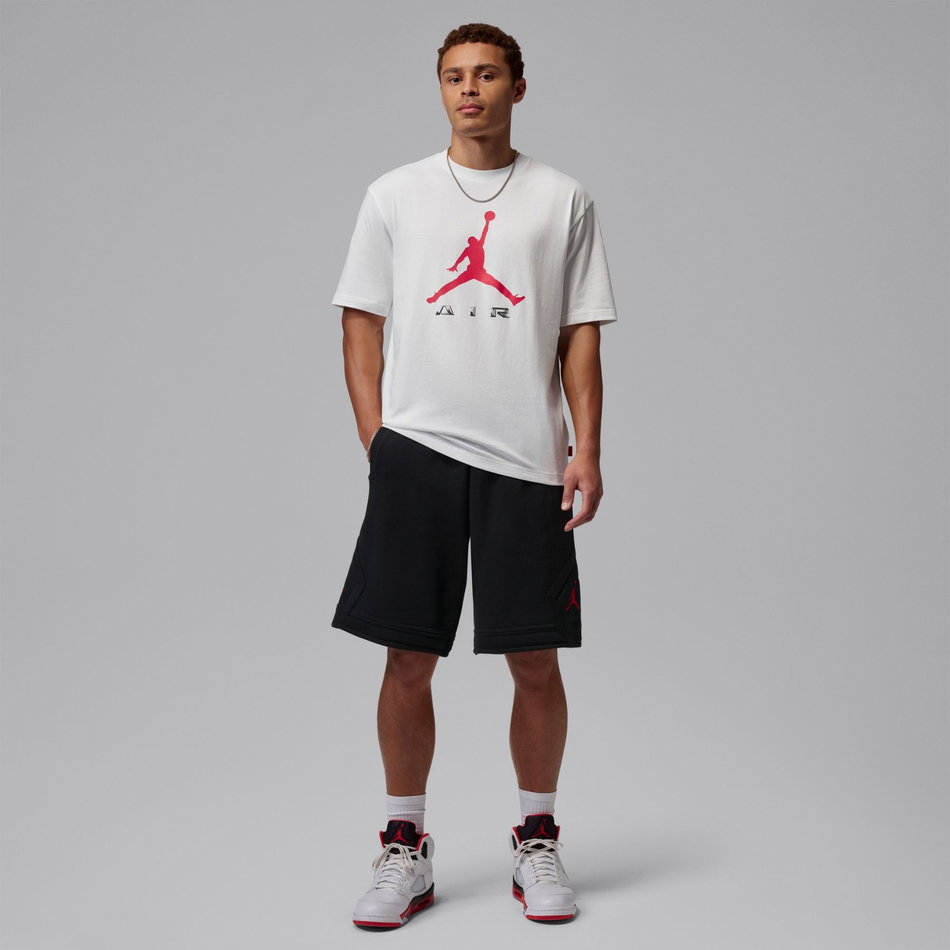 Jordan Brooklyn Gfx Ss Crew Erkek Beyaz Tişört