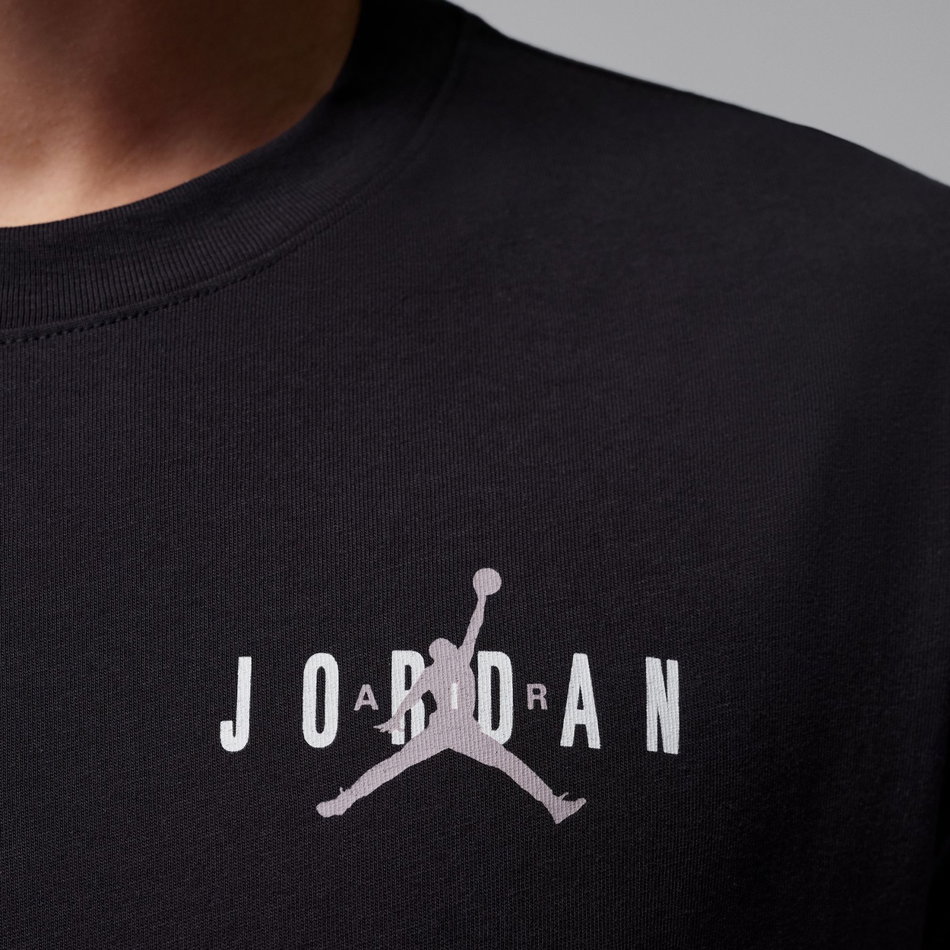 Jordan Brooklyn Gfx Ss Crew Erkek Siyah Tişört
