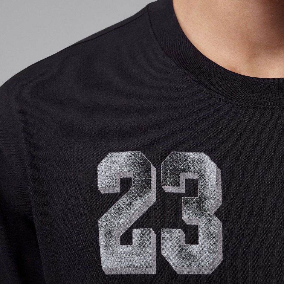 Jordan Brooklyn Gfx Ss Crew Erkek Siyah Tişört