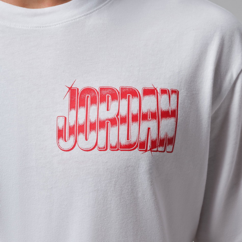 Jordan Brooklyn Gx 85 Ss Crew Erkek Beyaz Tişört