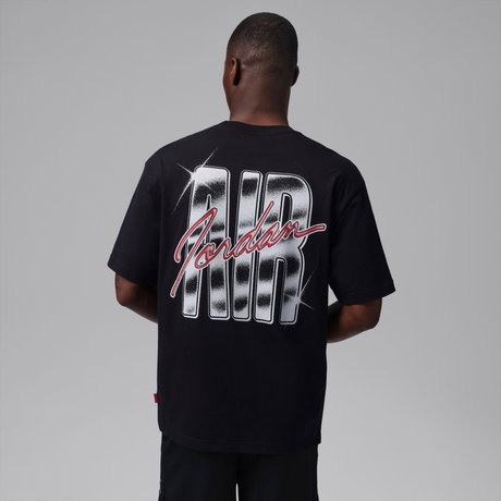 JORDAN - Jordan Brooklyn Gx 85 Ss Crew Erkek Siyah Tişört