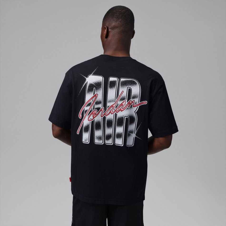 Jordan Brooklyn Gx 85 Ss Crew Erkek Siyah Tişört